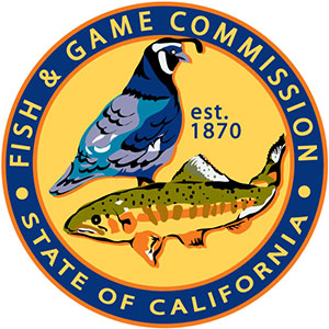 Fish and Game Commission logo.